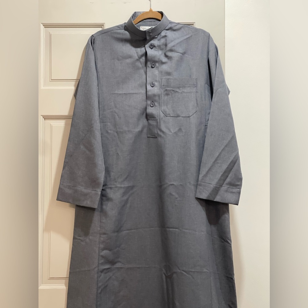 Grey men’s thobe